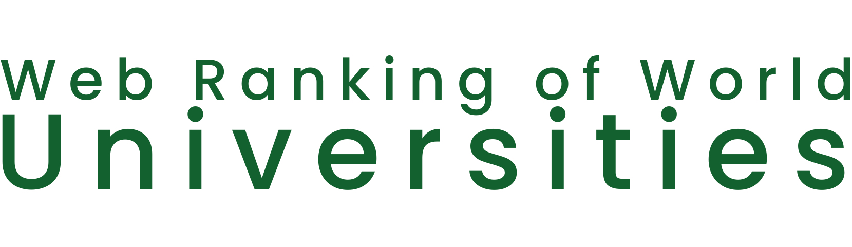 Web Ranking of World Universities