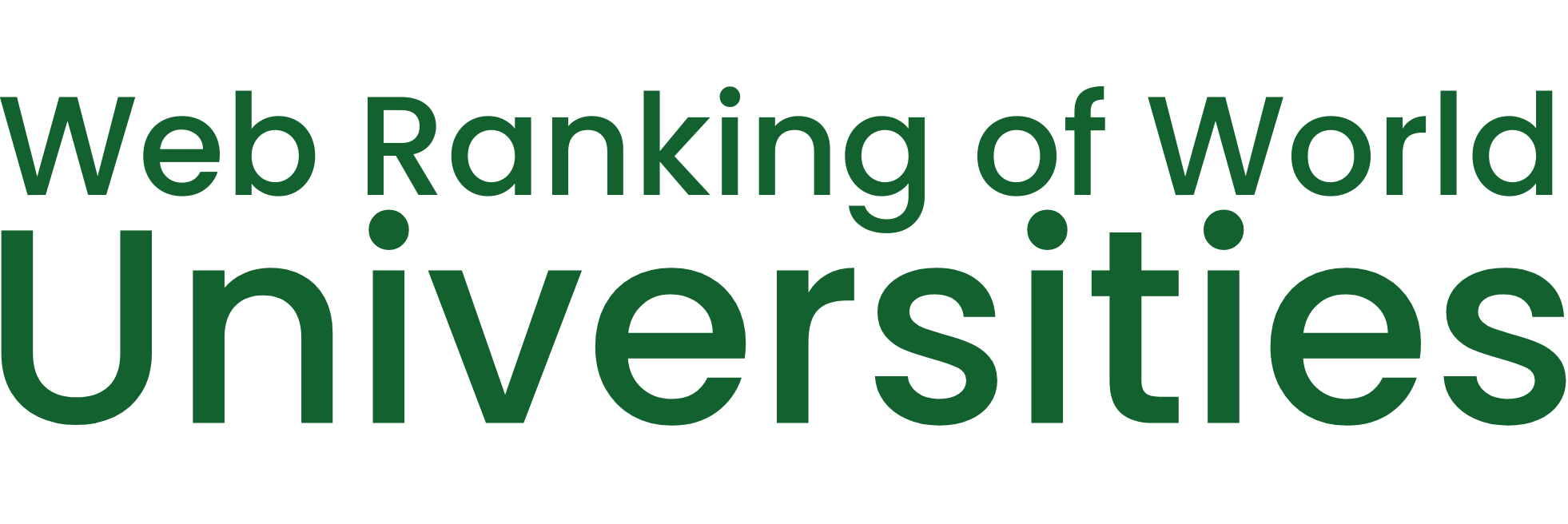 Web Ranking of World Universities